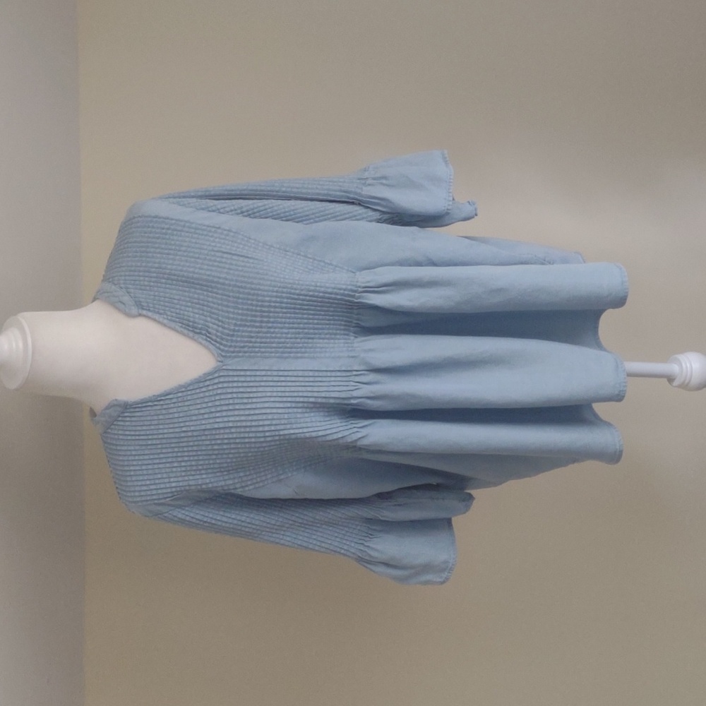 Soft Surroundings powder blue top‎ Size M